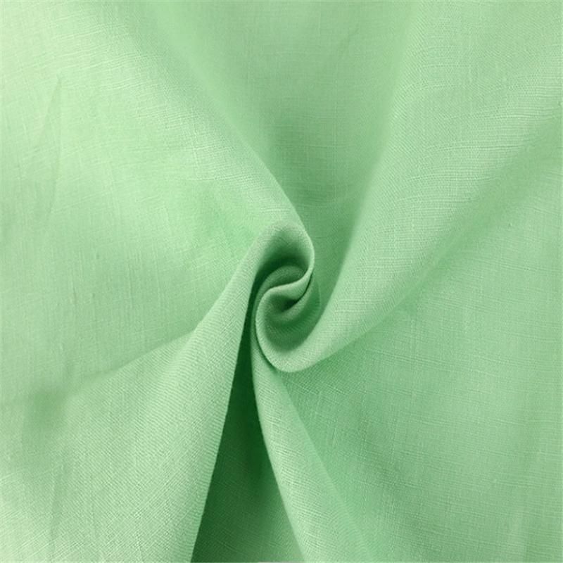 Stock Supply Fine Linen and Solid Linen Fabric for Furniture Sofa Upholstery Home Textile