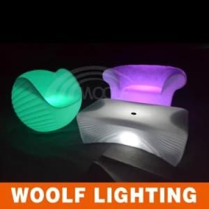 Hot Sale a Couple of Person LED RGB Sofa