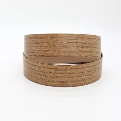 Wood Furniture Pre-Glued Wood Color Melamine Edge Banding Tape