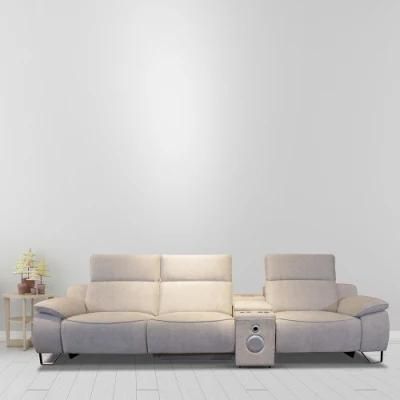 New Modern Design L Shaped Sectional Luxury Furniture Set Home Living Room Fabric Corner Multifunction Sofa (10005)