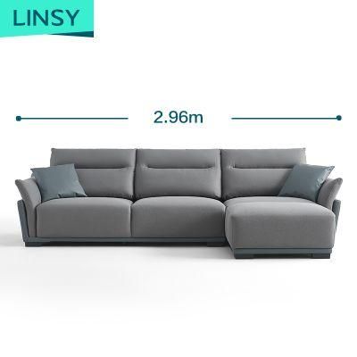 ISO 8191 Genuine Living Room Furniture Modern Style Leather Sofa Hot Sale Tbs060
