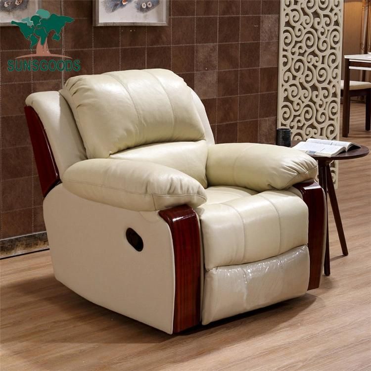 High Quality Genuine Leather Home Theater Recliner, Corner Seats Leather Sofa