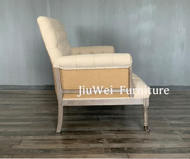 Antique Reproduction Sofas Chesterfield Fabric Sofa for Living Room Furniture/Lounge Sofa
