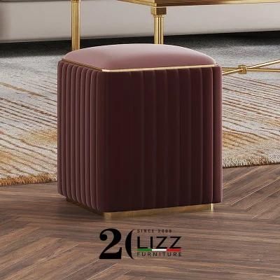 10% off Luxury Good Quality Modern Living Room Furniture Leisure Home Fabric Sofa with Velvet Stool