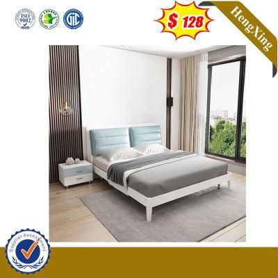 Made in China Wooden Home Bedroom Furniture Set Hotel Sofa Double King Bed with Beds Mattress