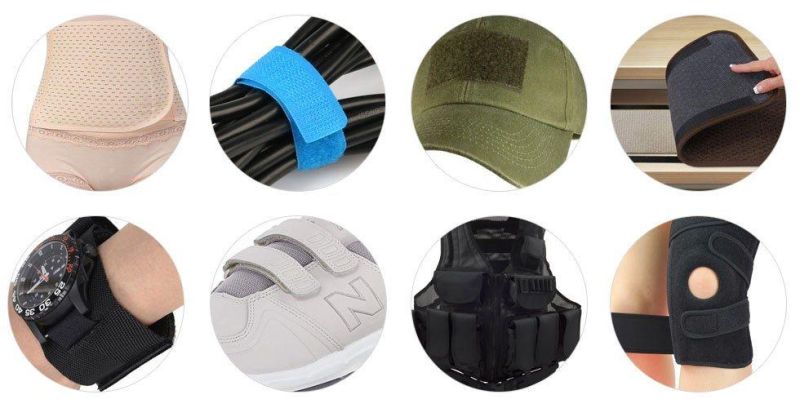 Nylon Polyester Fastener Hook and Loop Tape Manufacturers High Quality Color Hook and Loop Sewing Wrap