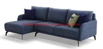 Apartment Modern Fabric Living Room L Shape Sectional Sofa for Home Use