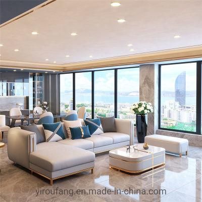Cheap 3 Seater European Style Sofa Leather
