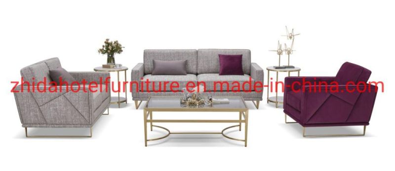 Nordic Italian European Luxury Furniture Genuine Leather Sofa for Home