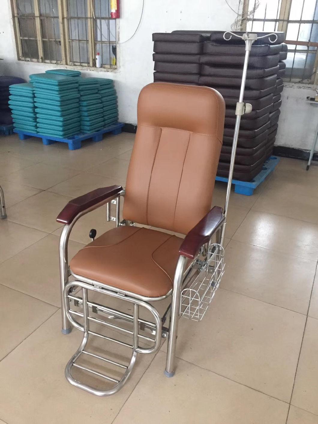 Mn-Syy003 Comfortable Hospital Use IV Pole Sofa Bed