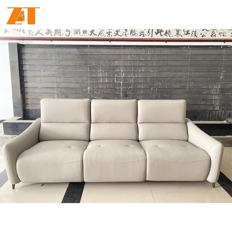 Genuine Leather Couch Contemporary Sofa Modern Upholstered Living Room Furniture Fabric Lounge Seating for Home