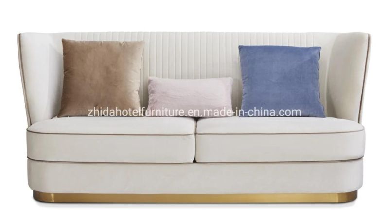 High Back Modern Booth Restaurant Living Room Sofa for Villa Apartment Hotel Lobby Furniture