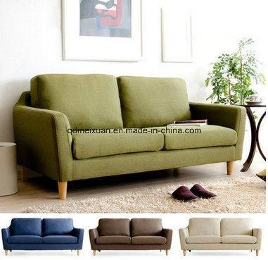Contemporary and Contracted Nordic Small Family Sitting Room Cloth Art Sofa, Double Trio Bedroom Cafe Leisure Sofa (M-X3285)