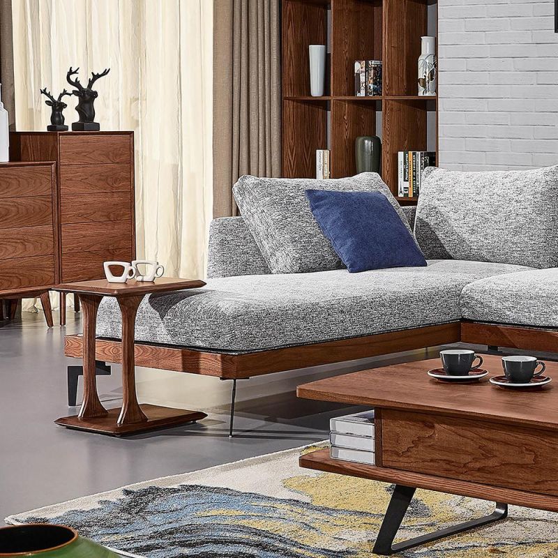 Modern Home/Hotel Furniture Living Room Chaise Sofa Set Fabric Sofa China Manufacturer