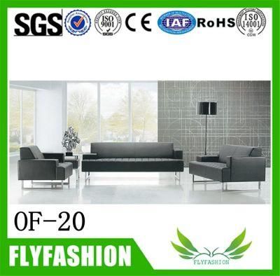 Grey Color Leather Living Room Sofa Home Used Office Sofa