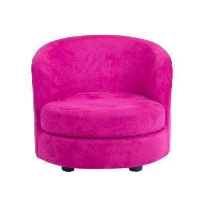 Girls&prime; Favorite Tub Chair Rose Red Sofa for Children