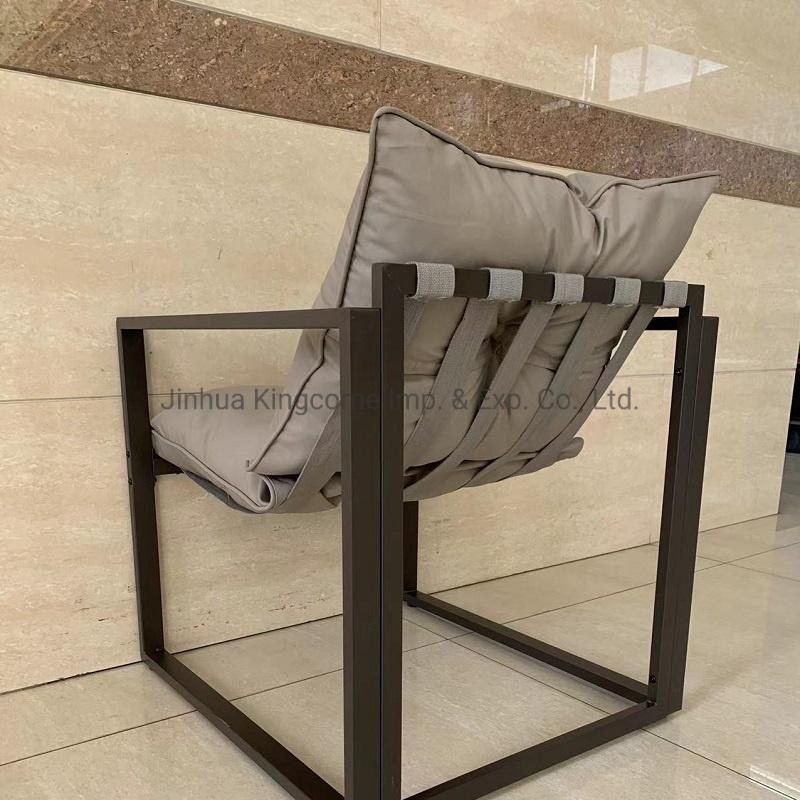 Outdoor Furniture Set Four Pieces Steel Sofa Set