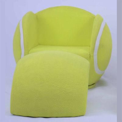 Hot Tennis Children Furniture/Kids Sport Sofa and Ottoman (SF-131-S)