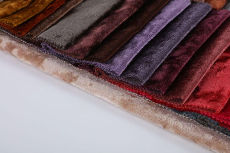 Long Hair Ice Velvet for Sofa Curtain Uholstery Fabric