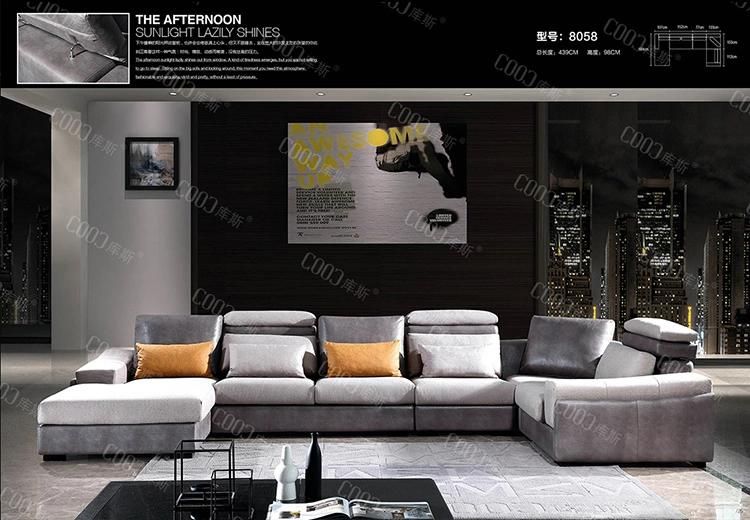Cloth Sofa Set Three Seater Fabric Sofa Corner Sofa Living Room