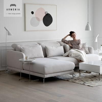 Customize Sofa Home Use Living Room Corner Sofa with Footstool