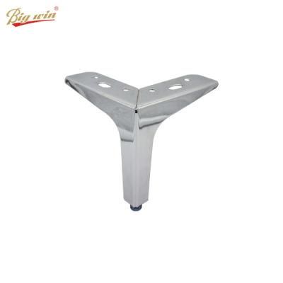 H120 Brace Hardware Stainless Metal Steel 90 Degree Angle Corner Bracket for Furniture Leg
