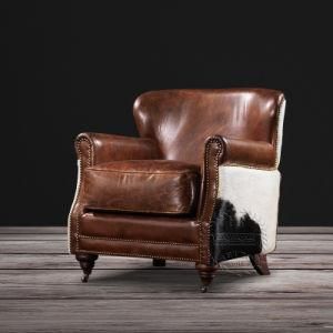 Latest Sofa Design Upholstery Leather Single Sofa Chair Armchair for Living Room