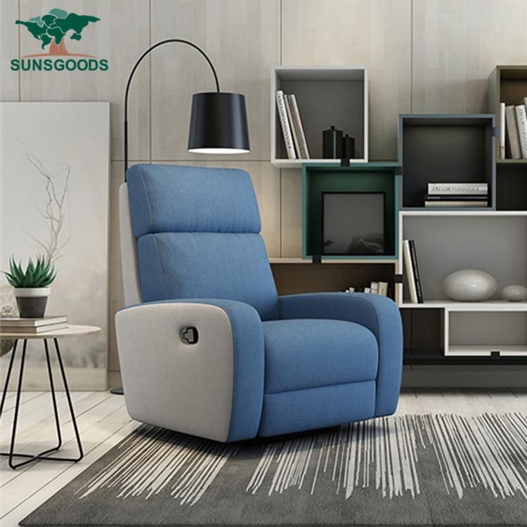 High Quality Fabric Best Manual Recliner Swivel Chair for Sales