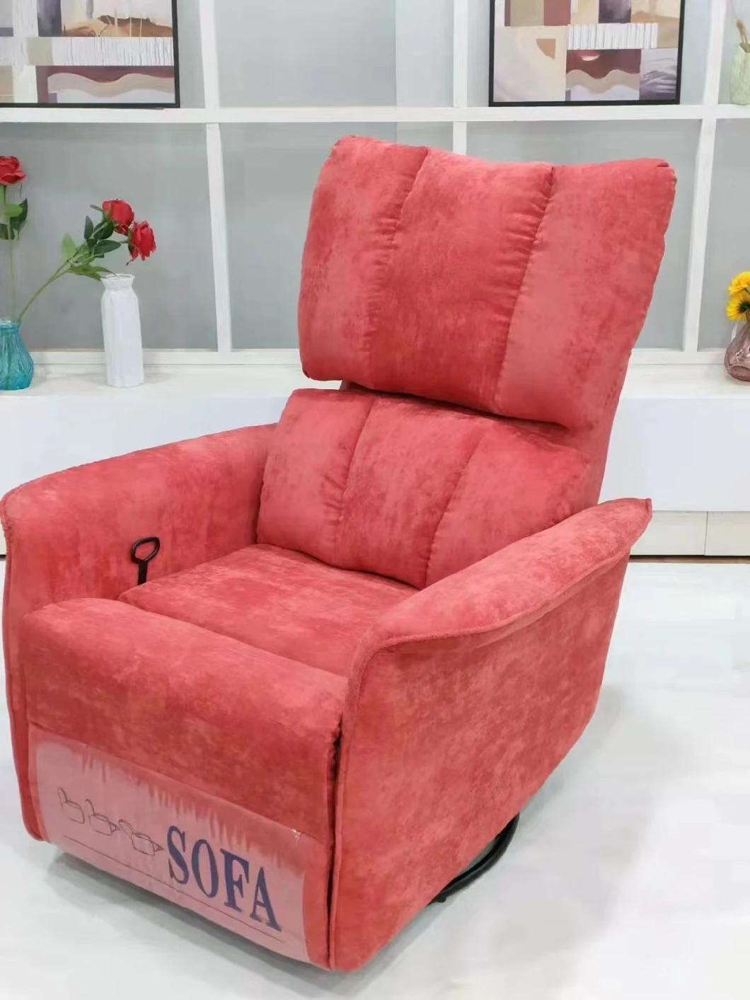 High Quality Office Fabric Single Sofa Set Furniture Living Room Lazy Single Chair Sofa
