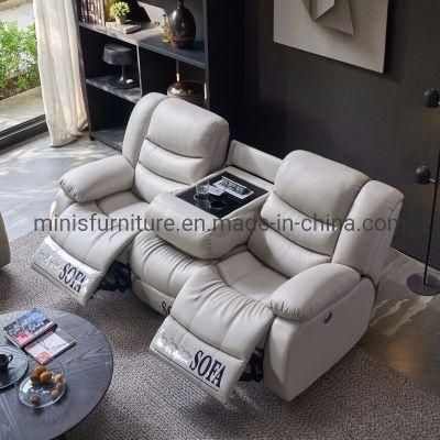 (MN-SF91) Home Living Room Electric Functional 2seats Sofa Chair with Table