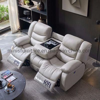 (MN-SF91) Home Living Room Electric Functional 2seats Sofa Chair with Table