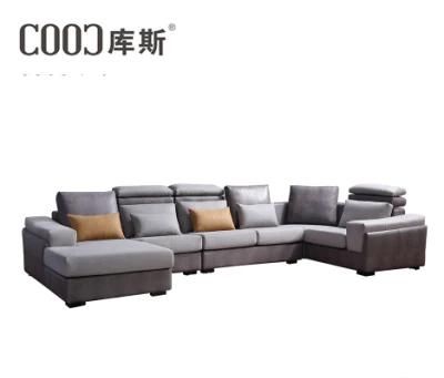 High Quality 7 Seater Recliner Leathaire Sofa