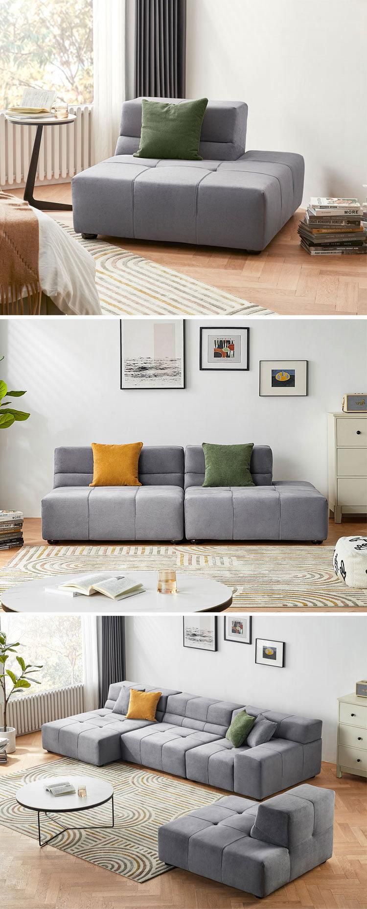European 1+2+4 Linsy Corner Set Sets Furniture Modular Sofa Modern New Tbs022
