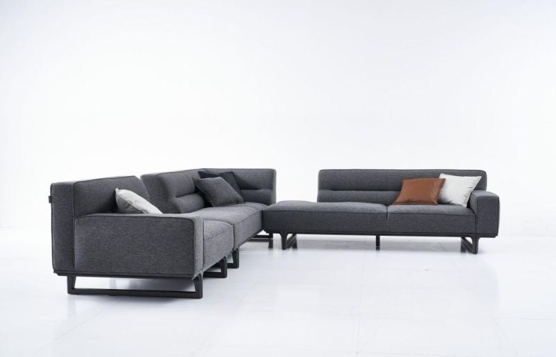 PF92 Corner Sofa Fabric Sofa, Latest Design Sofas, Italian Design Living Set in Home and Hotel Furniture Customization