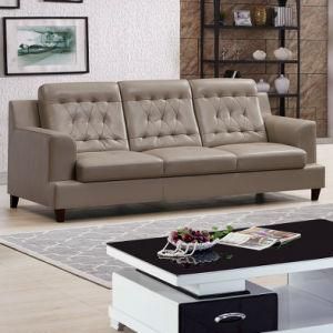 China Canton Fair Home Furniture Modern Leather Sofa (B03)