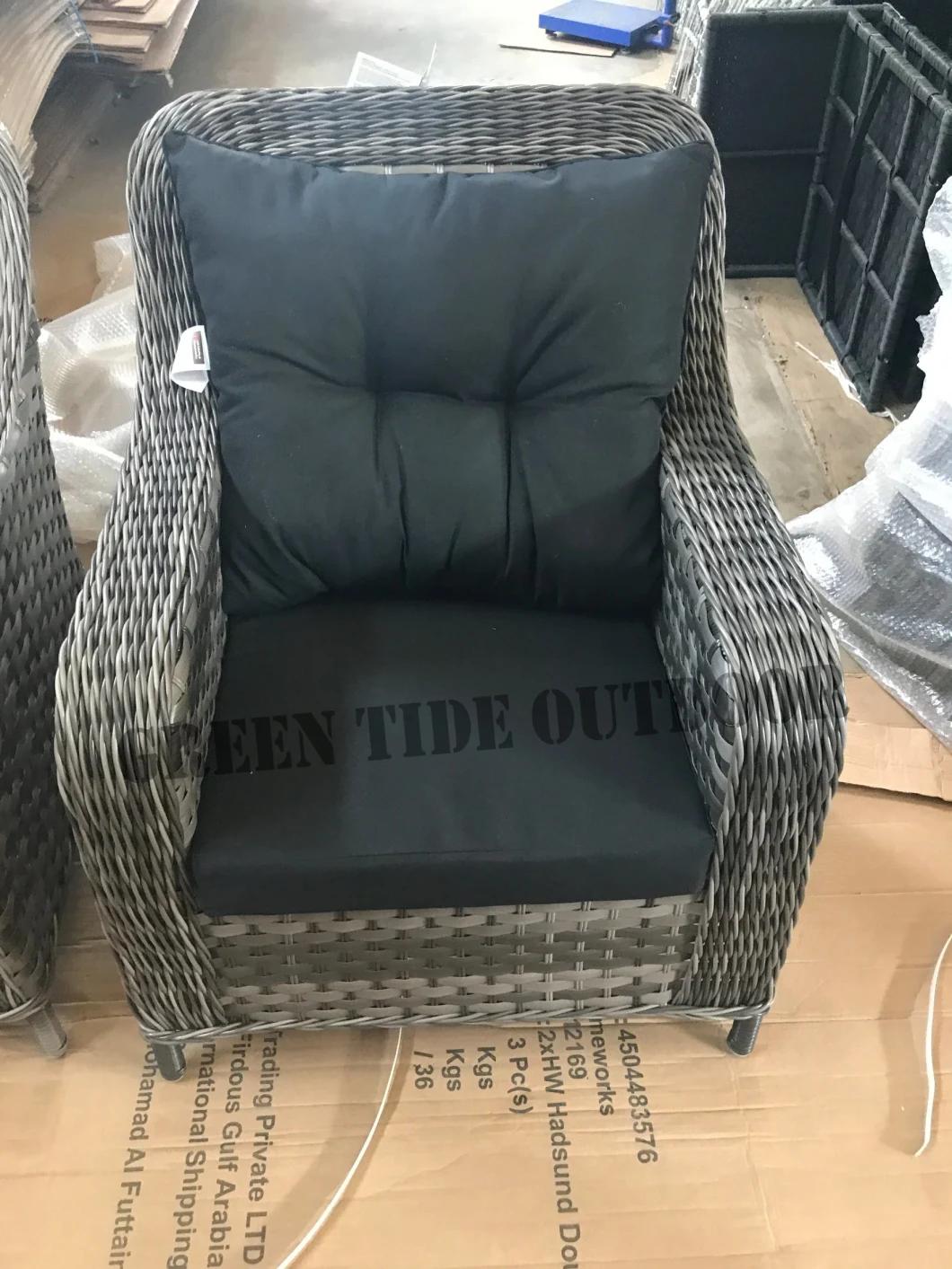 Wholesale Outdoor Garden Rattan Wicker Patio Furniture High Table Sofa Set 4PCS