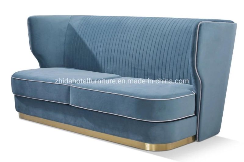 High Back Modern Booth Restaurant Living Room Sofa for Villa Apartment Hotel Lobby Furniture