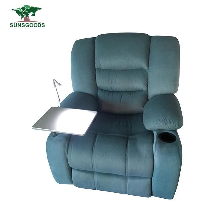 Good Quality Fabric Reclining Office Swivel Single Chair Sofa