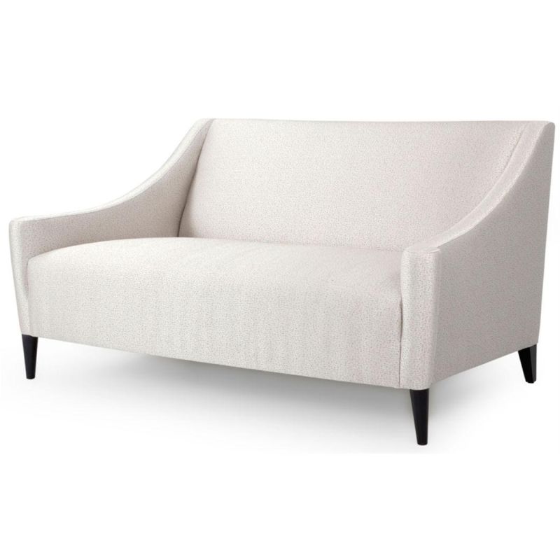 Pure White Italian Leather Sofas for Hotel
