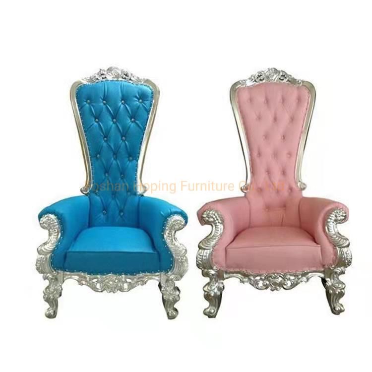Manufacturer Hotel King Throne Wood Furniture European Antique Chaise Nordic Carved Double Single Concubine Sofa Decoration Couch Wedding Image Chair
