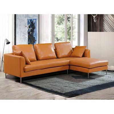 Sunlink Latest Design Sleeper Corner Leather Settee Sofa for Home Living Room Furniture Sofa