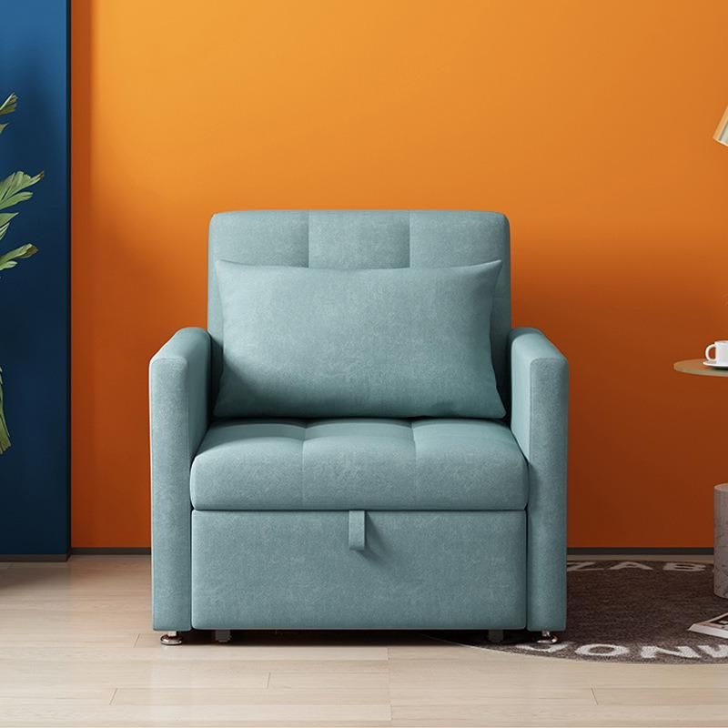 Hot Sale Modern Design Fabric Fashion Furniture Single Sofa Chair Cum Bed Sofabed