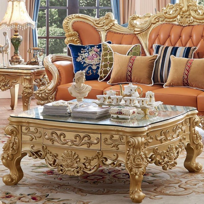 Living Room Sofa Furniture with Coffee Table in Optional Sofas Seats and Furniture Color From Chinese Furniture Factory