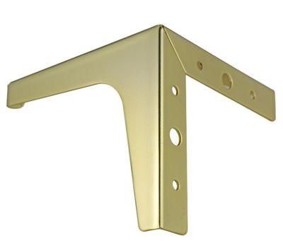 Gold Metal Sofa Legs Triangle Cabinet Feet for Metal Furniture Parts Hardware