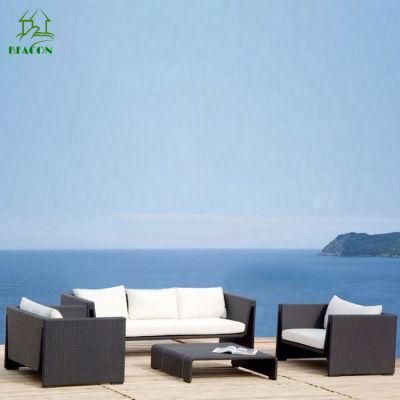 Hotel Rope Lounge Patio Rattan Furniture Garden Sofa Set