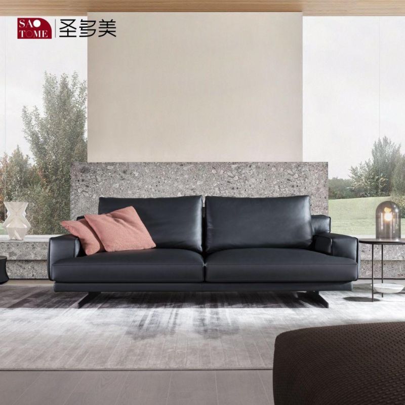 Modern Leisure Fabric Sofa with Solid Wood Frame