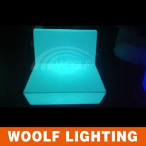 Night Club Furniture, LED Night Club Sofa, Color Changing Event Sofa