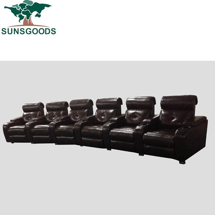Home Theater Seating Furniture with Storage Box for Sale
