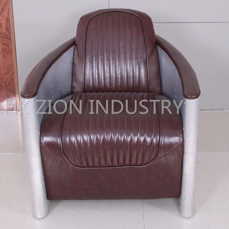 Home Furniture Living Room Sofa Modern Furniture Sets Recliner Leisure Chesterfield Sofa Office Reception Brown Leather Sofa