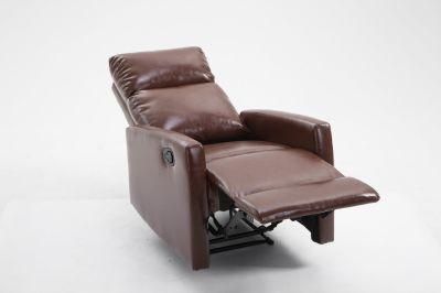 Home Furniture Manual Recliner Sofa Brown Color Leisure Single One Seat Sofa High Quality Cheap Living Room Sofa
